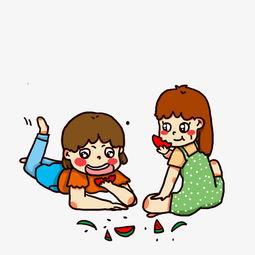 吃瓜噎着的动画,一场爆笑的意外遭遇