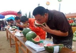 夏日吃瓜趣味游戏,趣味吃瓜大赛,清凉一夏!